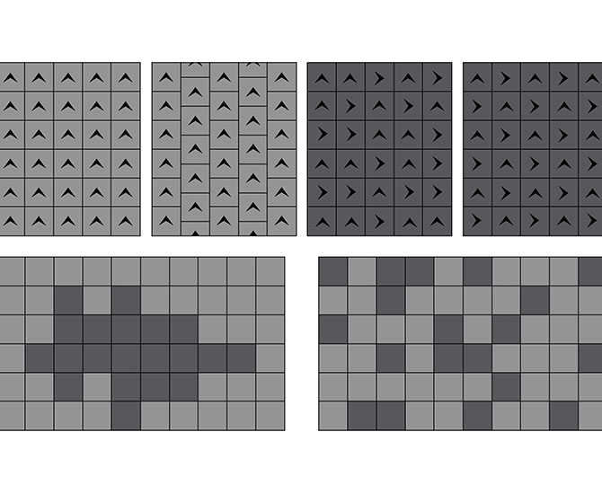 Ephemeralität Black Loop Modern Commercial Carpet Tiles