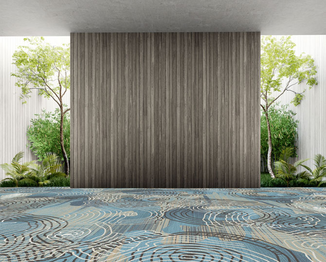 Blauer Loop Patterned Office Carpet