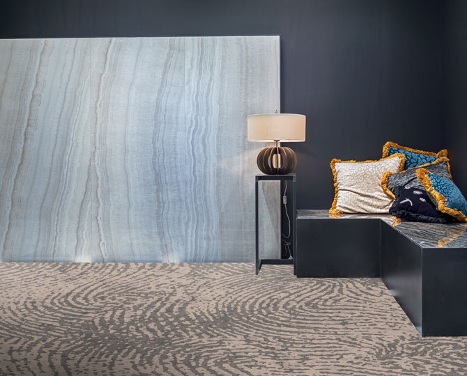 Grey Loop Contemporary Commercial Carpet 440X620